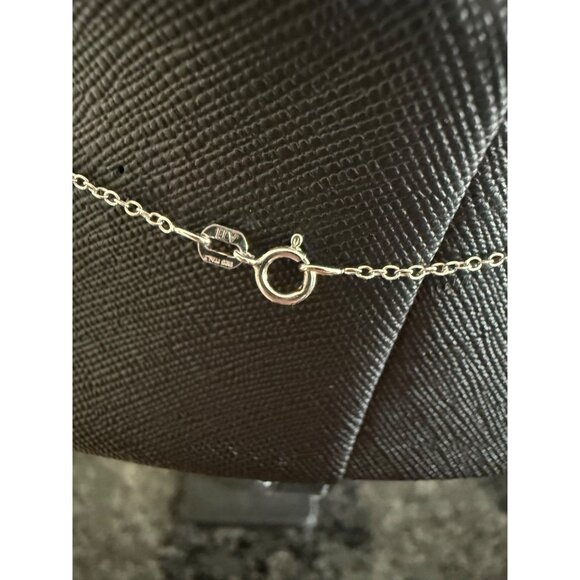 Sterling Silver Giani Bernini Abstract Alphabet  Letter S Pendant Necklace - Picture 7 of 8